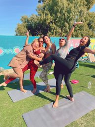 Private Group Yoga & Sound Bath at Your Palm Springs Home or Rental with Sound Healing Practitioner image 9