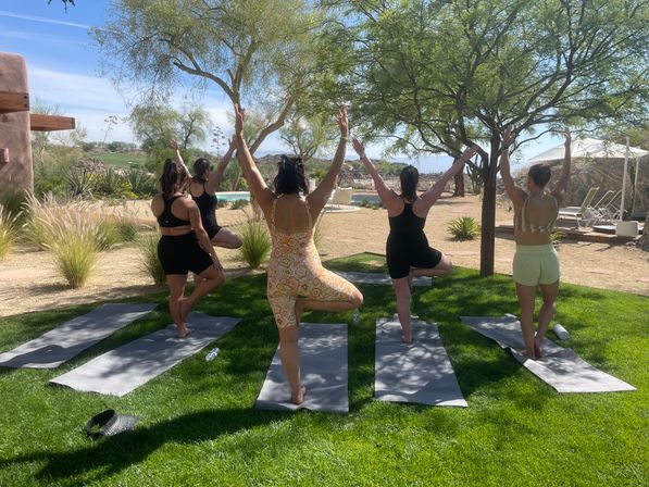 Yoga & Soundbath Oasis in Palm Springs with Sound Healing Practitioner and Picturesque Backdrop image 14