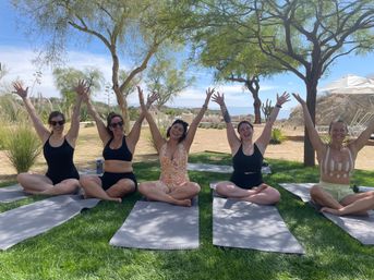 Private Group Yoga & Sound Bath at Your Palm Springs Home or Rental with Sound Healing Practitioner image 10