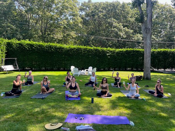Bad Girls Yoga: Palm Spring's Namaste then Rosè Class, Yoga Mat, Rosé & Aromatherapy Included! image 26