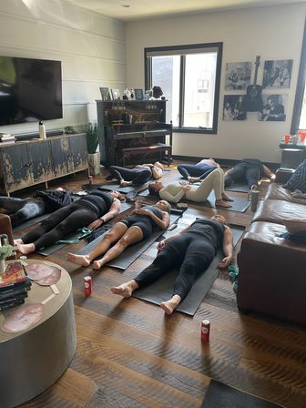 Bad Girls Yoga: Palm Spring's Namaste then Rosè Class, Yoga Mat, Rosé & Aromatherapy Included! image 25