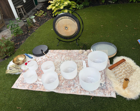 Guided Gentle Yoga & Sound Bath Class image 1