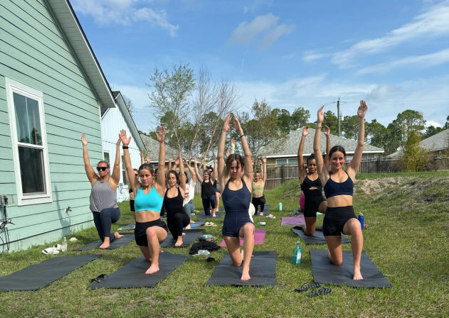 Namaste then Rose with Bad Girls Yoga: Yoga Mat, Rose and Aromatherapy Included image 13