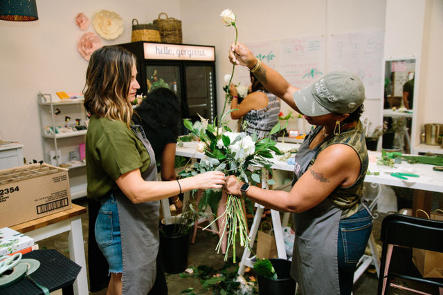 DIY Boozy Flower Arranging BYOB Party with Fresh Flowers at Your Location image 2