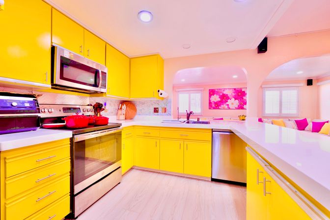 Pink Luxe Spa Retreat: TikTok House with Slide, Jacuzzi, & Stargazing Dome image 21