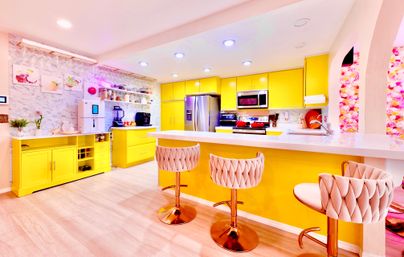 Pink Luxe Spa Retreat: TikTok House with Slide, Jacuzzi, & Stargazing Dome image 20