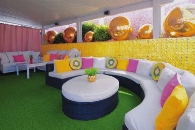 Pink Luxe Spa Retreat: TikTok House with Slide, Jacuzzi, & Stargazing Dome image 17