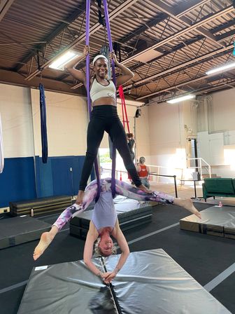 Elegant Aerial Arts & Circus Tricks Fitness Party image 8