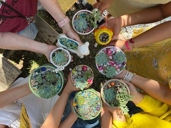 Bachelorette DIY Succulent Planting Party image 4