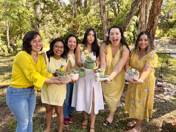 Bachelorette DIY Succulent Planting Party image 3