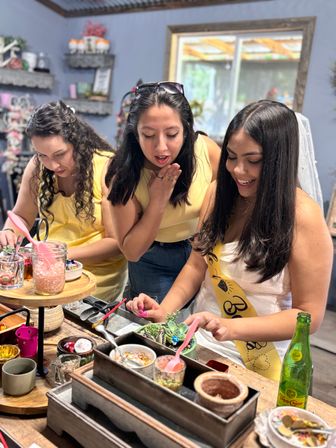 Bachelorette DIY Succulent Planting Party image 13