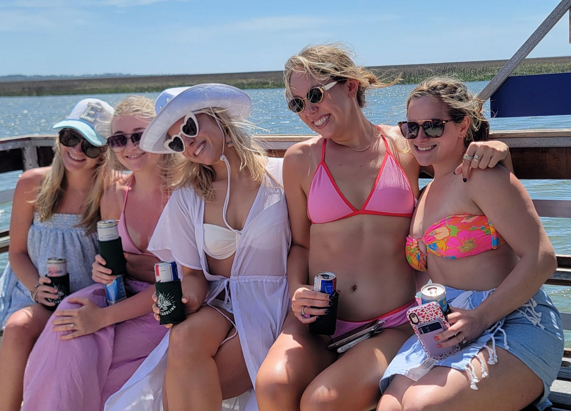 Private Tiki Boat Beach Bash from Tybee Island BYOB, Swim & Chill! image 1