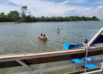 Private Tiki Boat Beach Bash from Tybee Island BYOB, Swim & Chill! image 7