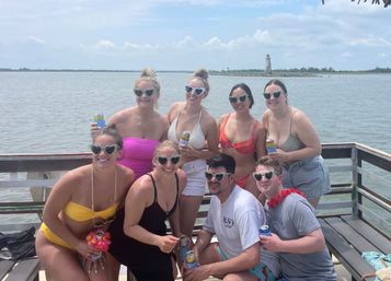Private Tiki Boat Beach Bash from Tybee Island BYOB, Swim & Chill! image 5
