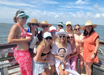 Private Tiki Boat Beach Bash from Tybee Island BYOB, Swim & Chill! image 4