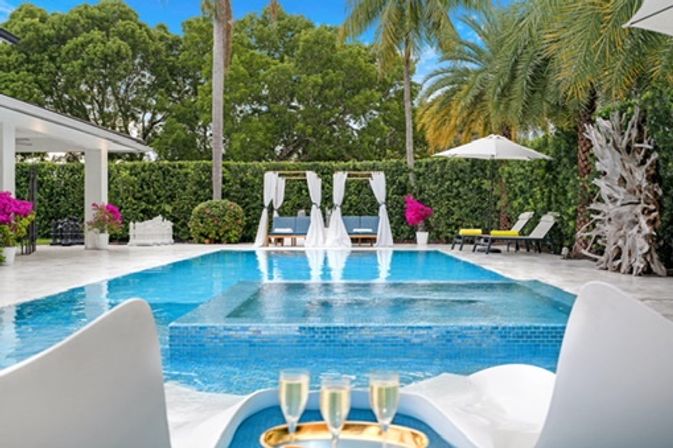 MIA Luxury Mansion: Olympic-Sized Pool, Cabana, Marble Finishes + Hot Tub image 12