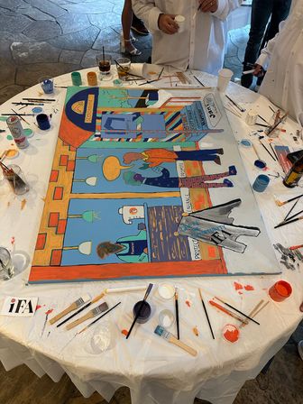 Collaborative Mural Painting: Customized & Creative image 8