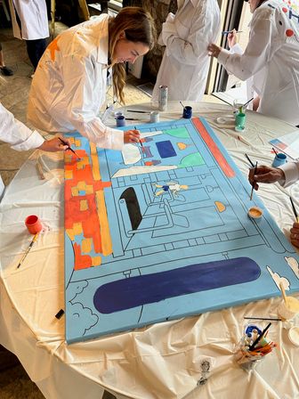 Collaborative Mural Painting: Customized & Creative image 7