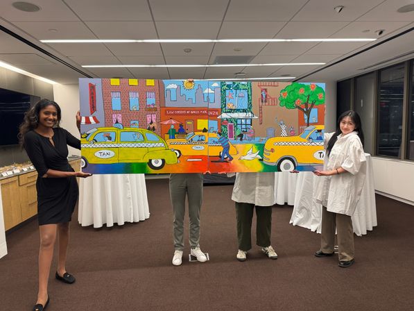 Collaborative Mural Painting: Customized & Creative image 1