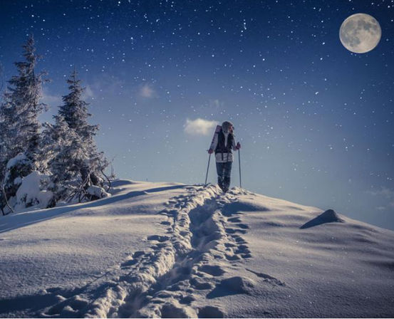 Sunset or Moonlit Snowshoe Hiking Tour image 9