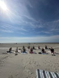 Beach Bliss: A Private Yoga and Mimosa Experience image 3