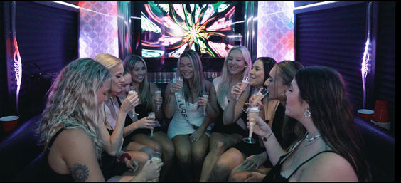 Ultimate 5+ Hour Luxury Party Bus Rental: Stocked Cooler, 4K TV & 4000W Sound System image 9