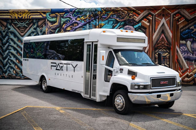 Ultimate BYOB Luxury Party Bus with Stocked Cooler Included! 4K TV & Sound System for Personalized Playlists image 3