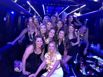 Luxury Party Bus Rental with Stocked Cooler, 4K TV, and 4000W Sound System image 15