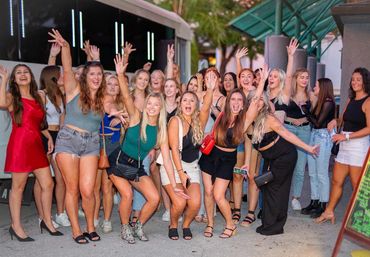 Ultimate 5+ Hour Luxury Party Bus Rental: Stocked Cooler, 4K TV & 4000W Sound System image 3