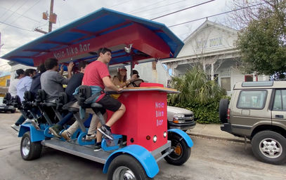 NOLA Bike Bar: BYOB Pedal Bar Crawl with Drink Specials through Mid-City image 3