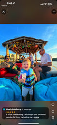 Double Deck Tiki Boat Party: Slides, BYOB & Sandbar Fun image 19