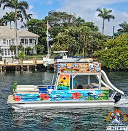 Double Deck Tiki Boat Party: Slides, BYOB & Sandbar Fun image 15