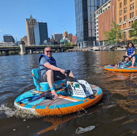 Electric Party Boats on the Milwaukee River! image 1