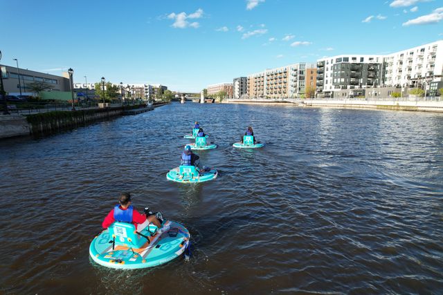 Electric Party Boats on the Milwaukee River! image 4