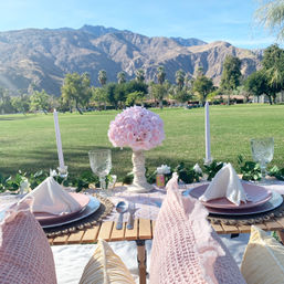 Beautiful Luxe Desert Picnic Setup Curated for Your Party Theme and Wants image 15
