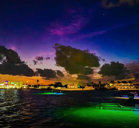 Extraordinary Night Time Kayaking Experience on Lake Austin image 6