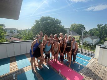 Private Yoga Class with Custom Playlists, Mimosa Add-Ons, and Cold Lavender Eye Towels image 7