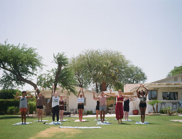 Private Yoga Class with Custom Playlists, Mimosa Add-Ons, and Cold Lavender Eye Towels image 2