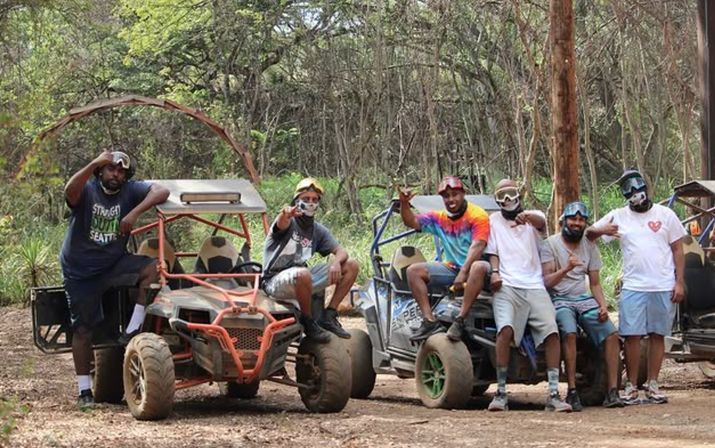 Thrill & Chill: Coral Crater Zipline, ATV & Water Adventure image 1