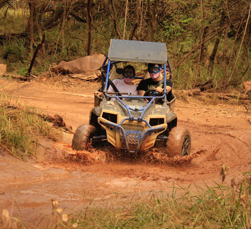Thrill & Chill: Coral Crater Zipline, ATV & Water Adventure image 4