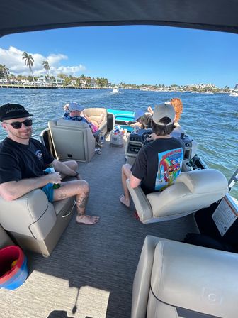 4-Hour Sandbar Excursion Aboard Party Pontoon (BYOB) image 9
