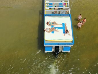 Private Party Boat Complete with Rooftop Deck & Floating Party Mats (BYOB) image 19