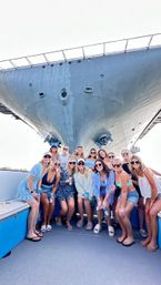 Charleston's Private Party Boat Rooftop Deck & Floating Party Mat BYOB Charter image 18