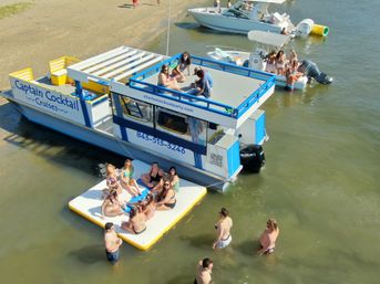 Private Party Boat Complete with Rooftop Deck & Floating Party Mats (BYOB) image 16