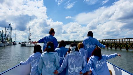 Charleston's Private Party Boat Rooftop Deck & Floating Party Mat BYOB Charter image 22