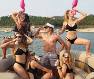 Rowdy Boat Pontoon Party at Party Cove on Percy Priest with BYOB, Licensed Captain & Optional Shuttle Transportation image 9