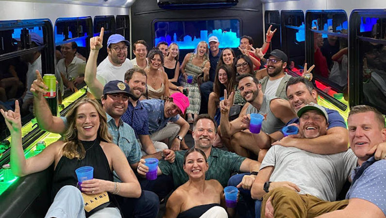 BYOB Half or Full Day Party on Wheels: Austin's Ultimate Party Bus with LED Lights, Coolers, Sound Systems and More image 1