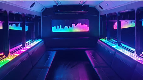 BYOB Half or Full Day Party on Wheels: Austin's Ultimate Party Bus with LED Lights, Coolers, Sound Systems and More image 3