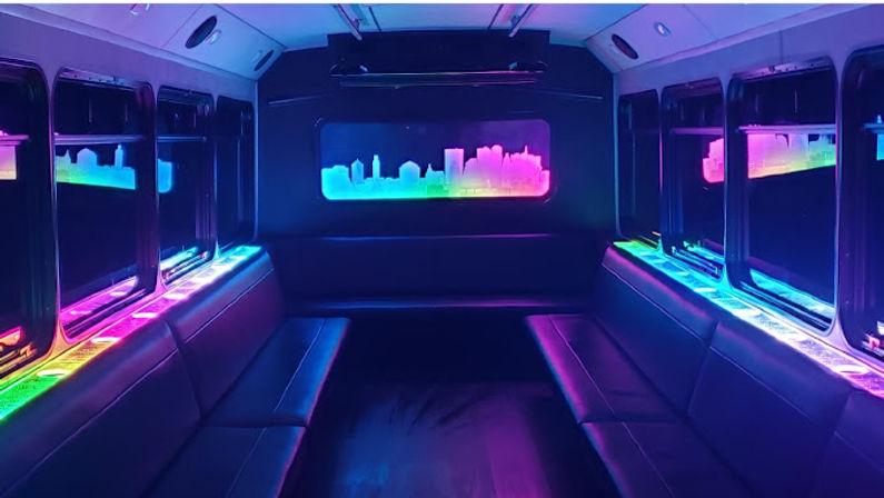 BYOB Half or Full Day Party on Wheels: Austin's Ultimate Party Bus with LED Lights, Coolers, Sound Systems and More image 3