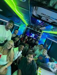 Off Peak Season: BYOB Premier Party Bus Experience in Tampa Bay with LED Lights, Stocked Cooler, 4K TVs, & Sound System image 4